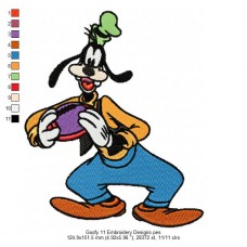 Goofy 11 Embroidery Designs